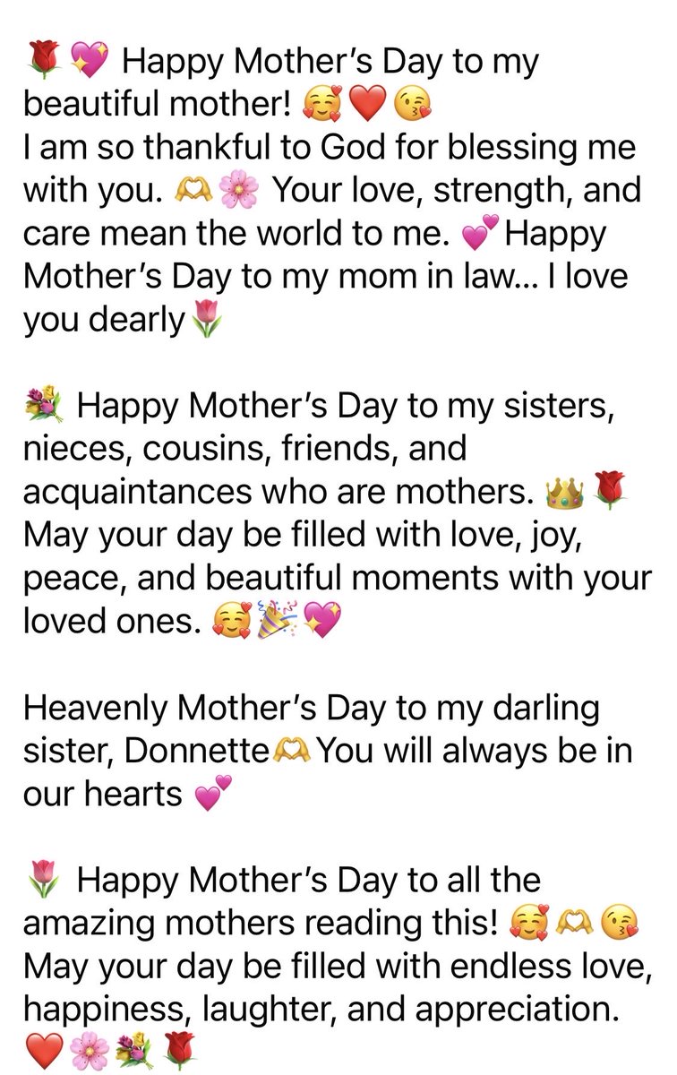 FeeFeeSims's tweet photo. Happy Mother’s Day!🥰🫶😘❤️ https://t.co/PFicE4uOYY