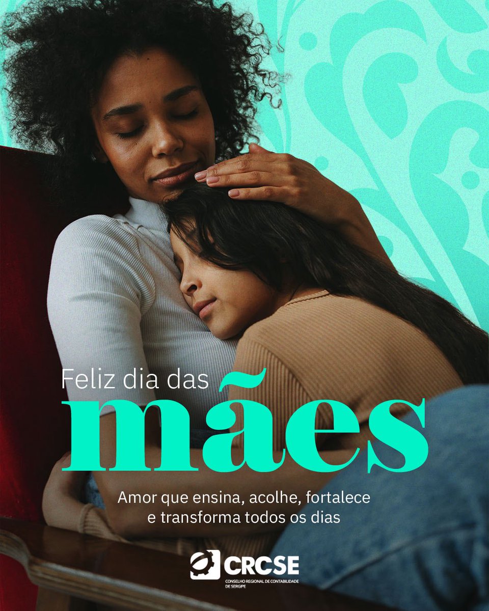 CRC_SE's tweet photo. Neste Dia das Mães, o Conselho Regional de Contabilidade de Sergipe homenageia todas as mães profissionais da contabilidade, que com dedicação inspiram, acolhem e transformam vidas dentro e fora da profissão. ✨

Feliz Dia das Mães! 🌷 https://t.co/lYsNv4Tzi4