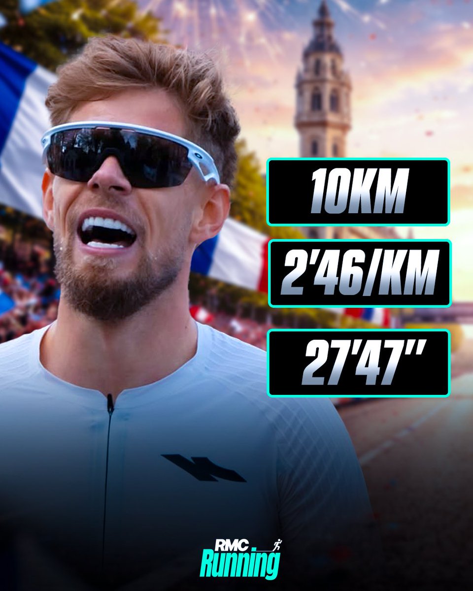 🔥 🥇 Jimmy Gressier champion de France du 10km en 27’47 ! 🇫🇷 🚨 

Seul en tête, il vient décrocher à Troyes les minimas (27’50) pour les championnats d’Europe où il souhaite s’aligner sur 5km mais aussi 10km ! 

Champion 🇫🇷 😍