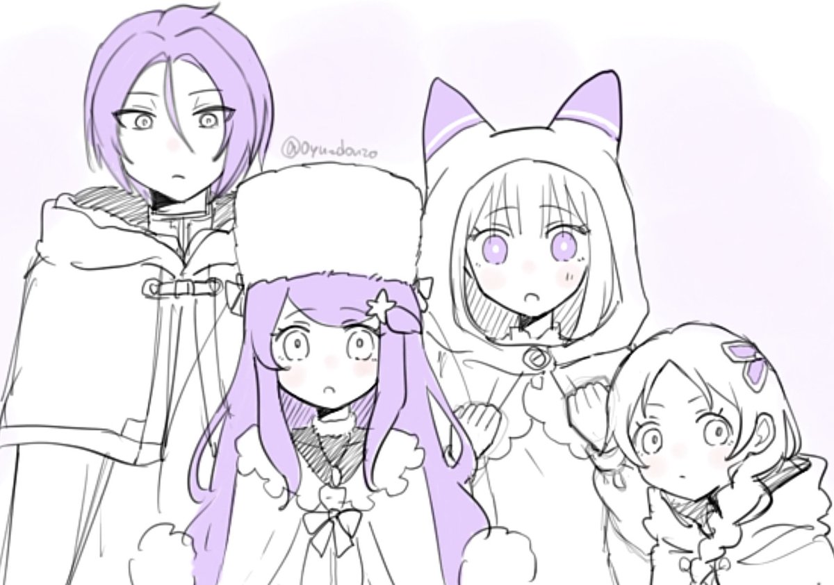 紫っぽい6章組