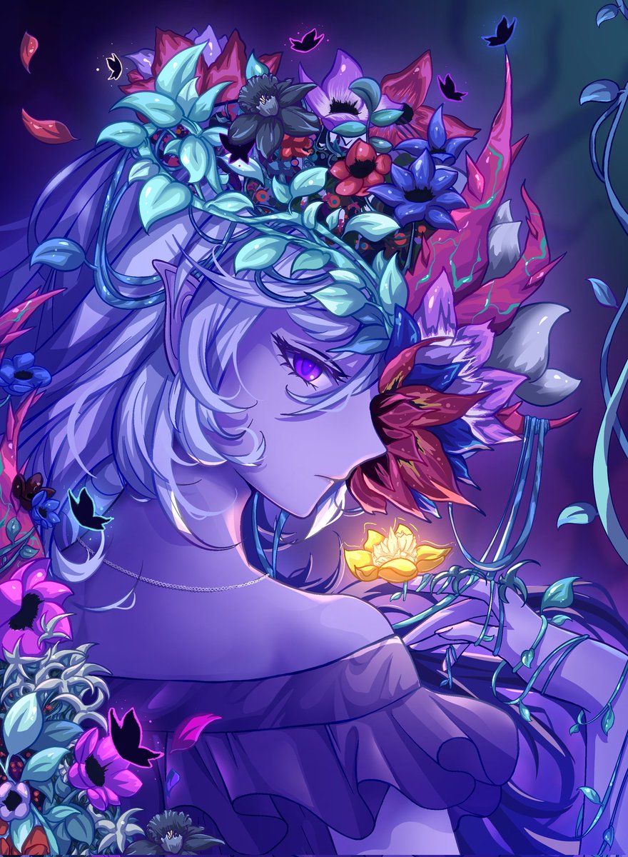 akarayume's tweet photo. 🪷Fleur De Lys 
Auctioned on @TransientLabs 

1/1
0.03 $ETH reserve price 

#NFT #illustration #VGenCode https://t.co/Ldh7TJ0rVG
