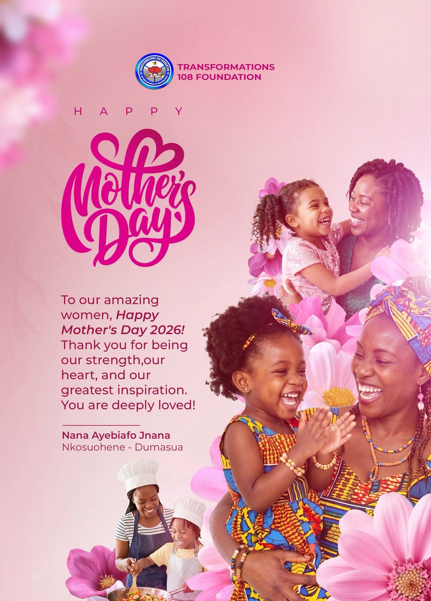 Transfor108's tweet photo. HAPPY MOTHER'S DAY TO TRANSFORMATIONS 108 FOUNDATION FAMILY! 

Today, we celebrate the amazing women in our foundation:

Happy Mother's Day from all of us at Transformations 108 Foundation! Today, we celebrate your strength, love, and the many roles you play so beautifully. https://t.co/WcHMFRoWUT