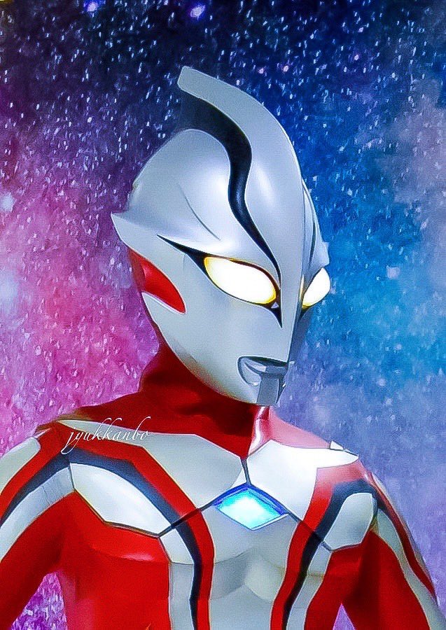 今回初めてお会いしたニセウルトラマンメビウス。出て来た瞬間「うわっ