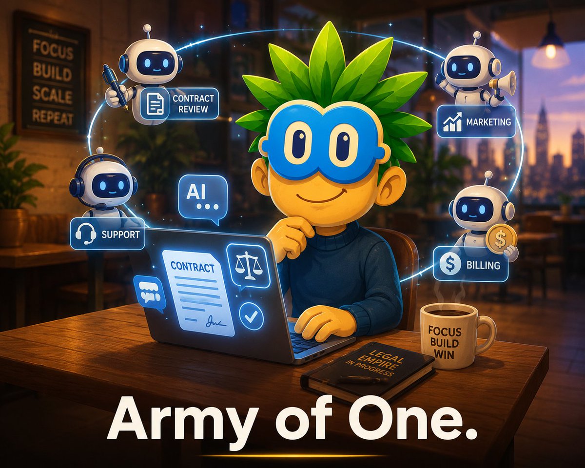 The most dangerous founder alive right now isn't in a WeWork with 40 engineers.
They're alone. Probably in a coffee shop. Probably profitable.
Here's the company I'd build today with just myself and a stack of AI agents:
Legal Shield for Freelancers and Solopreneurs
A