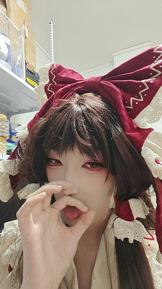 hongbaiUnitone's tweet photo. 城管执法，交出你的精液～
  
#博丽灵梦 #东方 #男娘 #婊子 https://t.co/IzCrUlrhw8