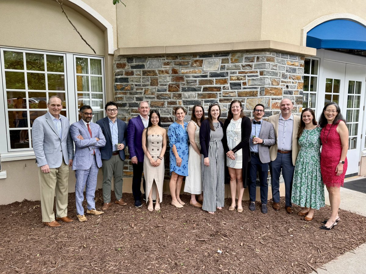 DukeSurgRes's tweet photo. Graduating chief residents, mentorship, and mint juleps 🥂 last month of residency for this crew! @DukeSurgery @DukeSurgOnc @DukeCTSurgery @DukeMIS https://t.co/ECiEzIrCaB