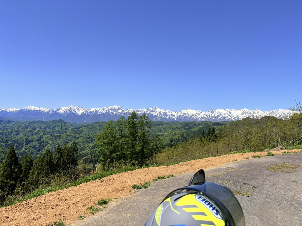 今日は北アルプスがキレイでした⛰️
