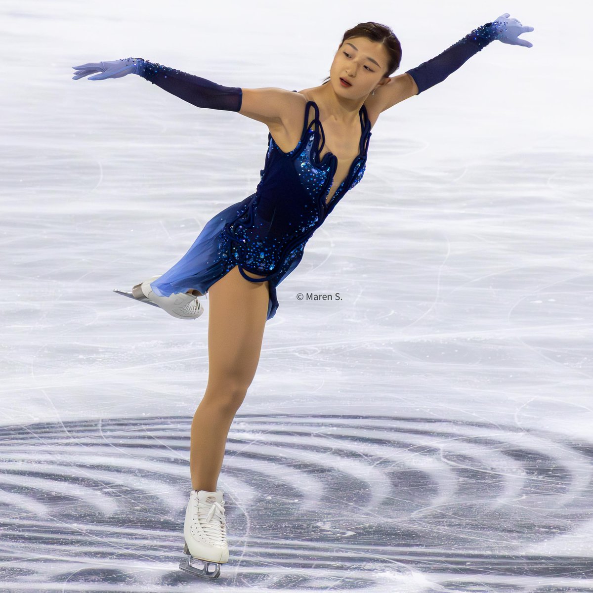 demtuppesseine's tweet photo. Grand Prix de France 2025 - Friday women SP practice - Kaori Sakamoto 🇯🇵 #FigureSkating #GPFigure #GPFRA #GPdF #KaoriSakamoto #SakamotoKaori https://t.co/5r8E87blkZ