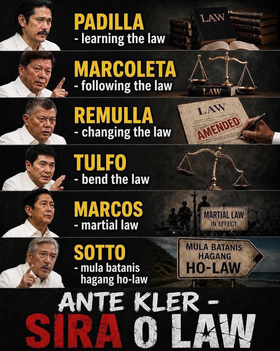 I love this 😍 All about the "Law" in this BANGAG ADMIN. (Sa Termino ni ADIK).