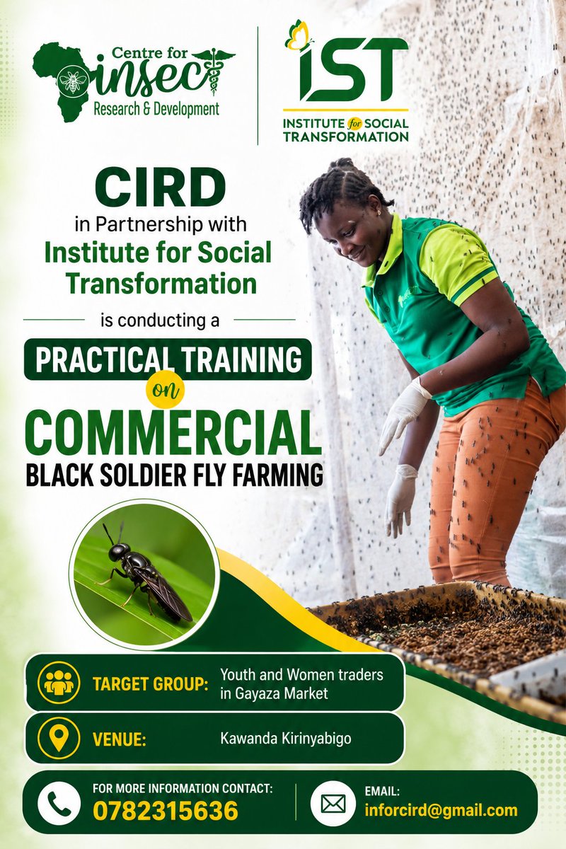 CIRD_Insects's tweet photo. Phase two trainings https://t.co/e0tZ4QP9tf
