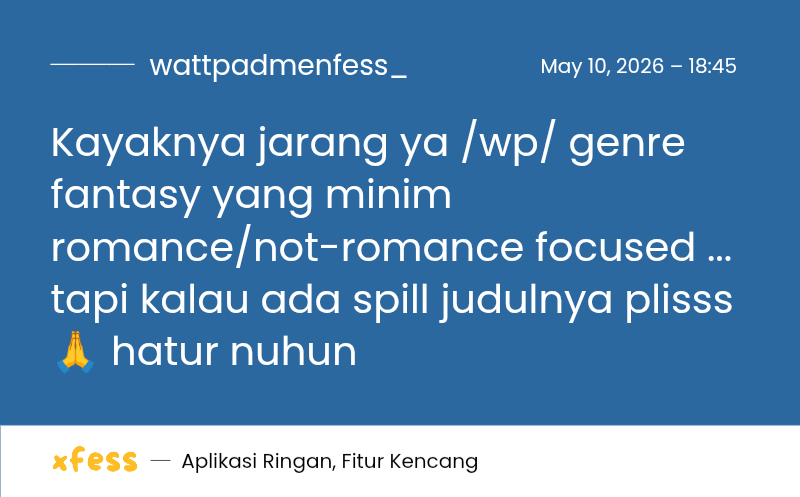 wattpadmenfess /wp/ tweet media