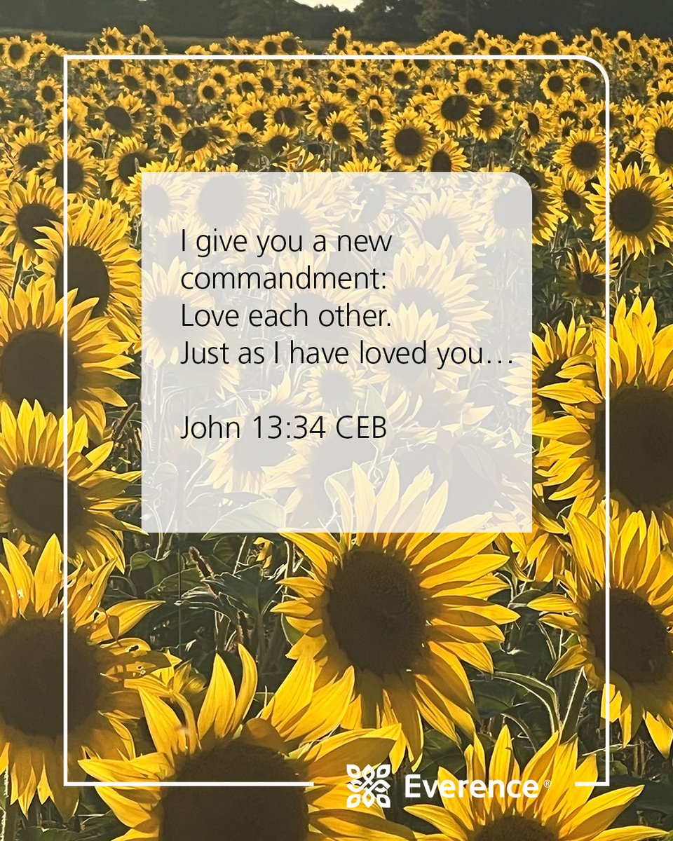 Everence's tweet photo. I give you a new commandment: Love each other. Just as I have loved you... John 13:34 CEB

Photo of Kidron, Ohio by Tonya Wengerd, Member Service Specialist. https://t.co/U8IoLu7GLw