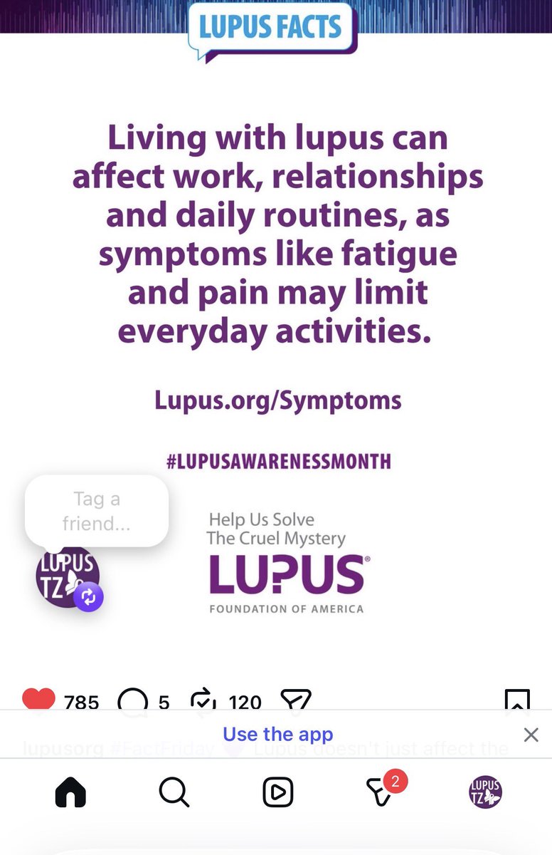 LUPUSTZ's tweet photo. #JointheFightAgainstLupus 
#MashujaaWaLupus
#JiungeNaMapambanoDhidiYaLupus
Sisi #LupusWarriors are the STRONGEST People I know 🙌🏾💪🏾💃🏿🕺💜.
May 10 is WORLD LUPUS DAY. 
Many thanks kwa kila kitu: DR. Hamza @TUHEDA_TZ @furia_francis @ProfJanabi https://t.co/tYEckV1KRP