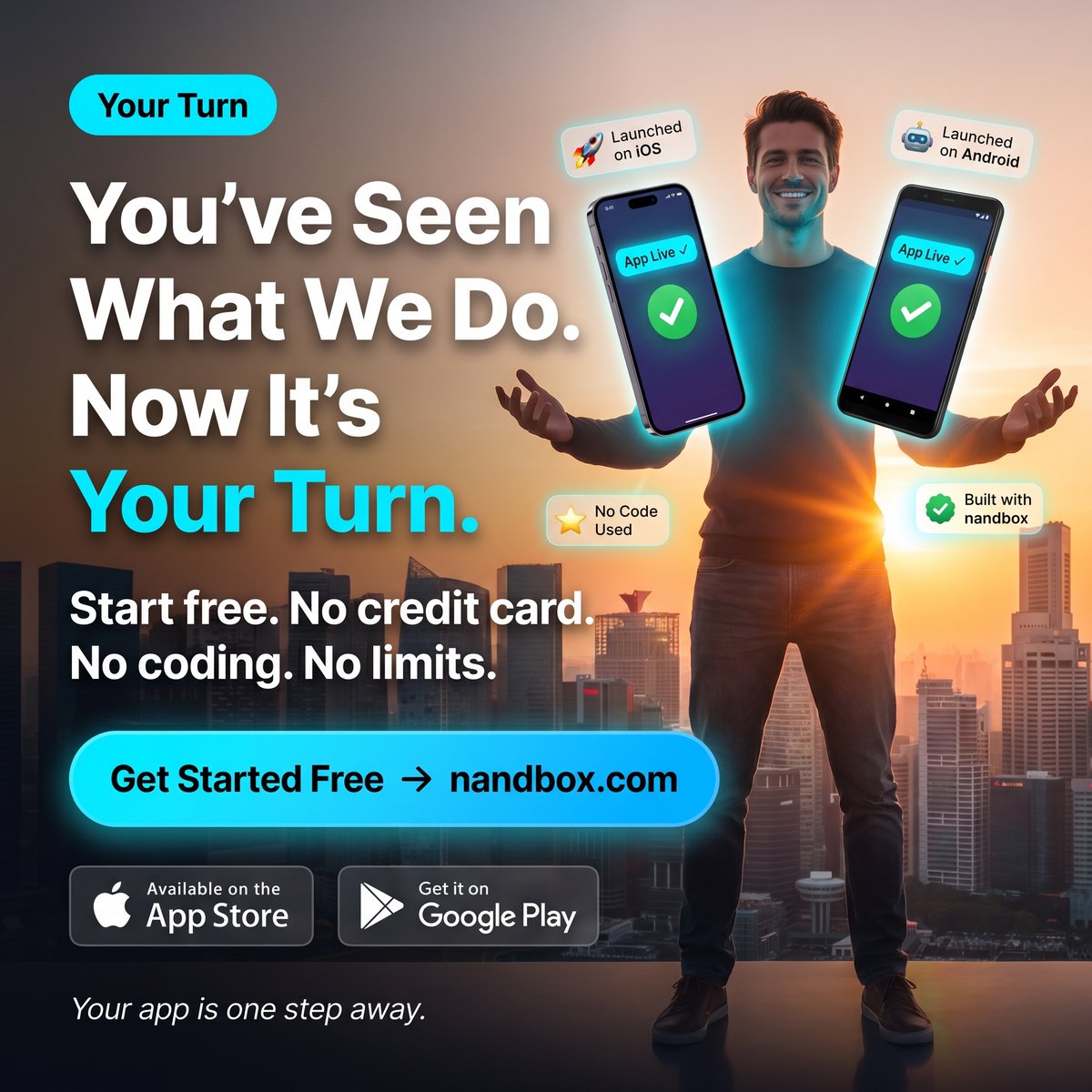 nandboxapp's tweet photo. 6 posts. One story. One message:
Your app idea is valid.
Your budget is enough.
Your time is now.
500K+ already built with nandbox.
You're next. π
Start free β https://t.co/JvxFeL1QXz
#nandbox #BuildYourApp #NoCode
#NativeApp #AppBuilder #YourTurn https://t.co/x7EdyA9g5B