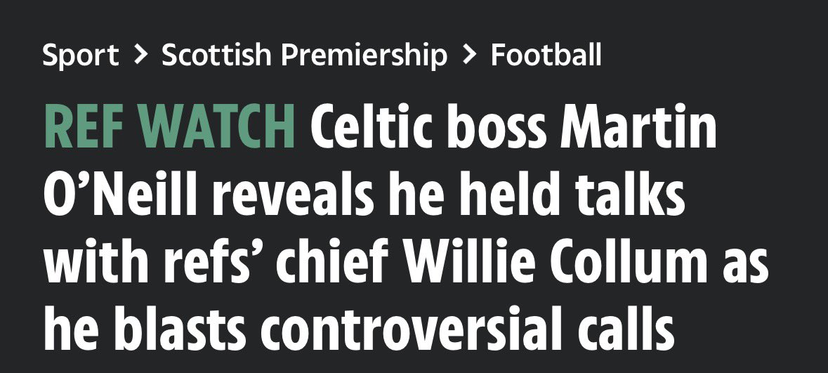 Hearts and Rangers should be going to the SFA about this blatant cheating to hand Celtic another title, clear as day what’s happening here