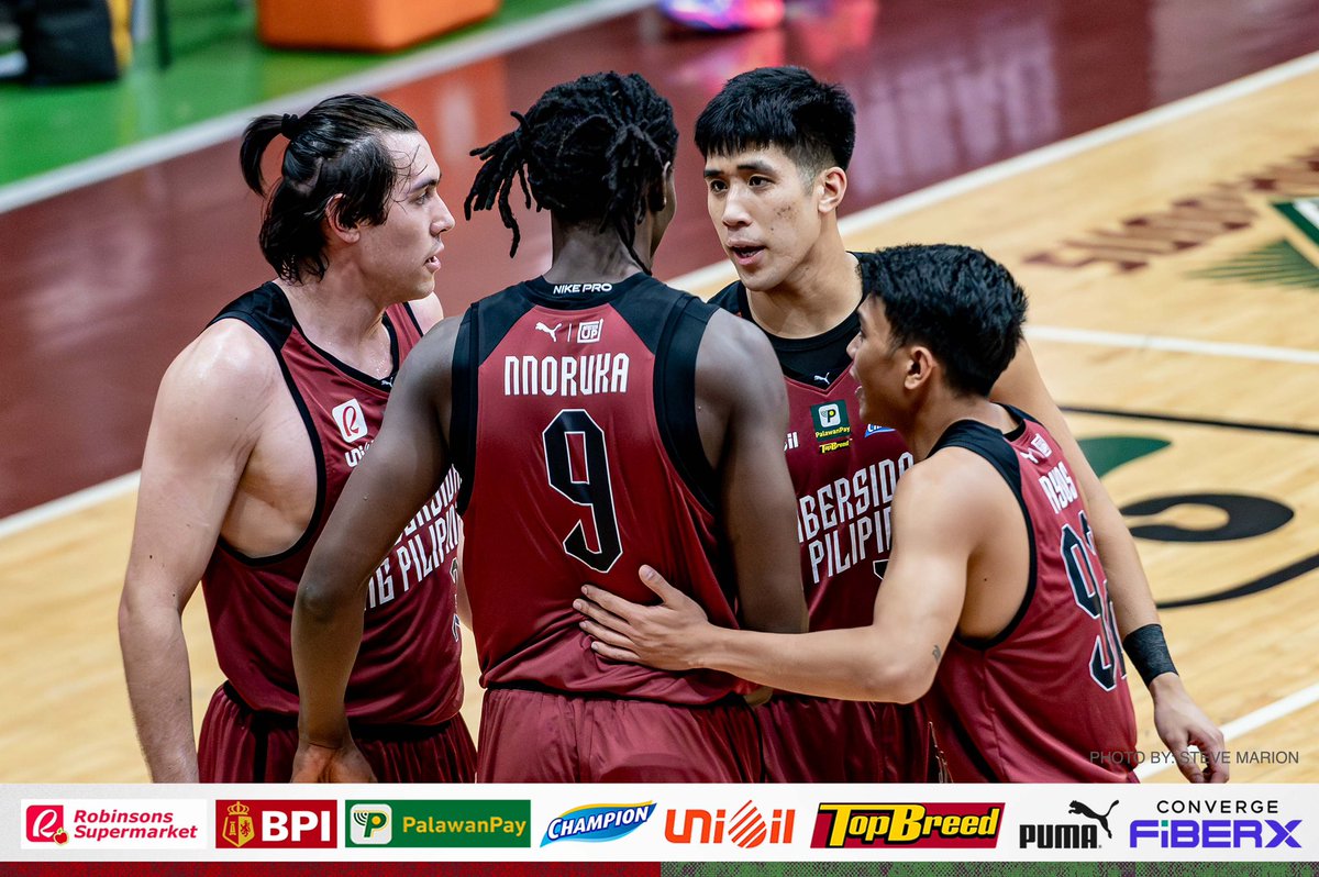 upmbt's tweet photo. SUNDAY SPECIAL βπ»
IN PHOTOS: The UP Fighting Maroons punched a ticket to the NSAC 2026 quarterfinals after cruising past the Adamson Soaring Falcons via an 87-60 domination at the UP Varsity Training Center.
πΈ Steve Marion
#UPFight #nowheretogobutUP https://t.co/XNmFie2FgD