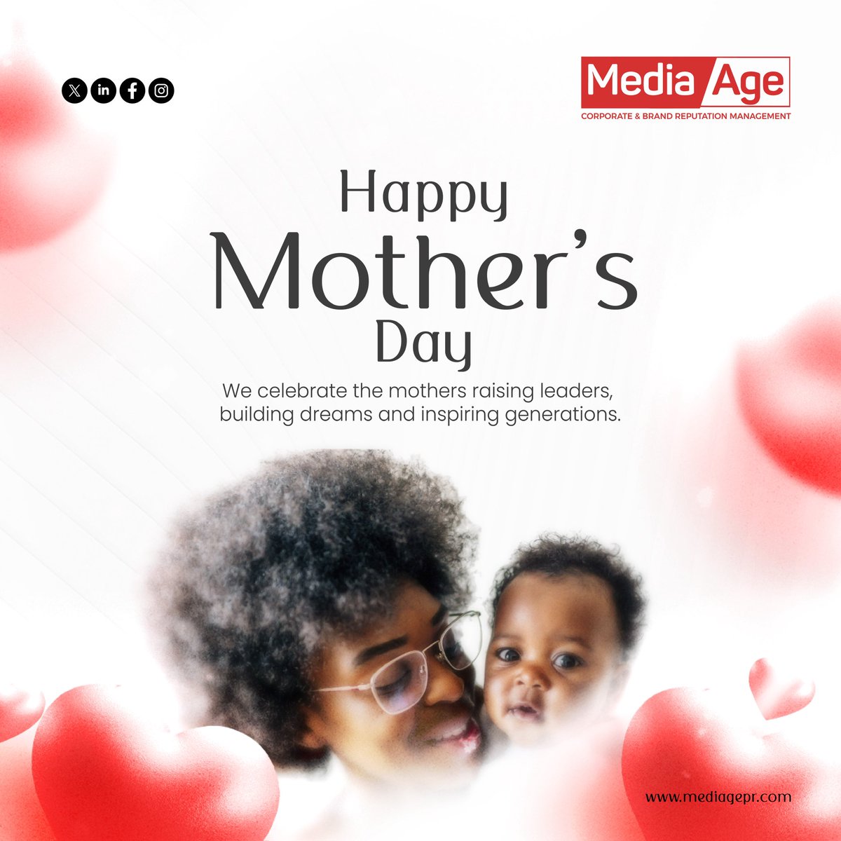 MediagePR's tweet photo. They gave up sleep, comfort, and so much of themselves, so we could have everything.

No words are big enough, but today we celebrate you.

Happy Mother's Day our dear mamas!🤍
#MediaAgePR #MothersDay https://t.co/9CdLVouESR