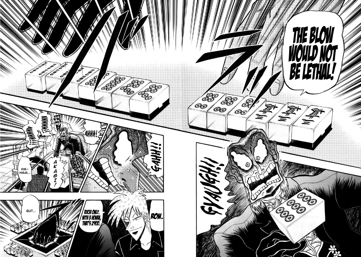 Darkseid_iz's tweet photo. This is why Fukumoto leaves a gap in the middle of mahjong hands https://t.co/g2SXl5fPcQ