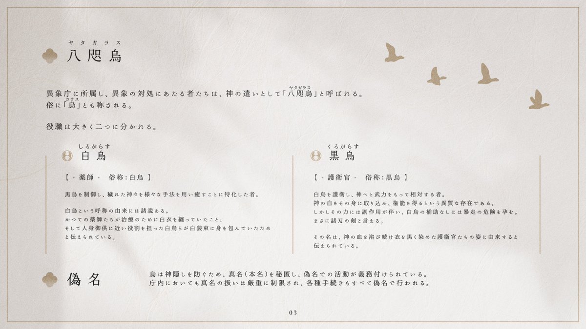 鳥と番 tweet media