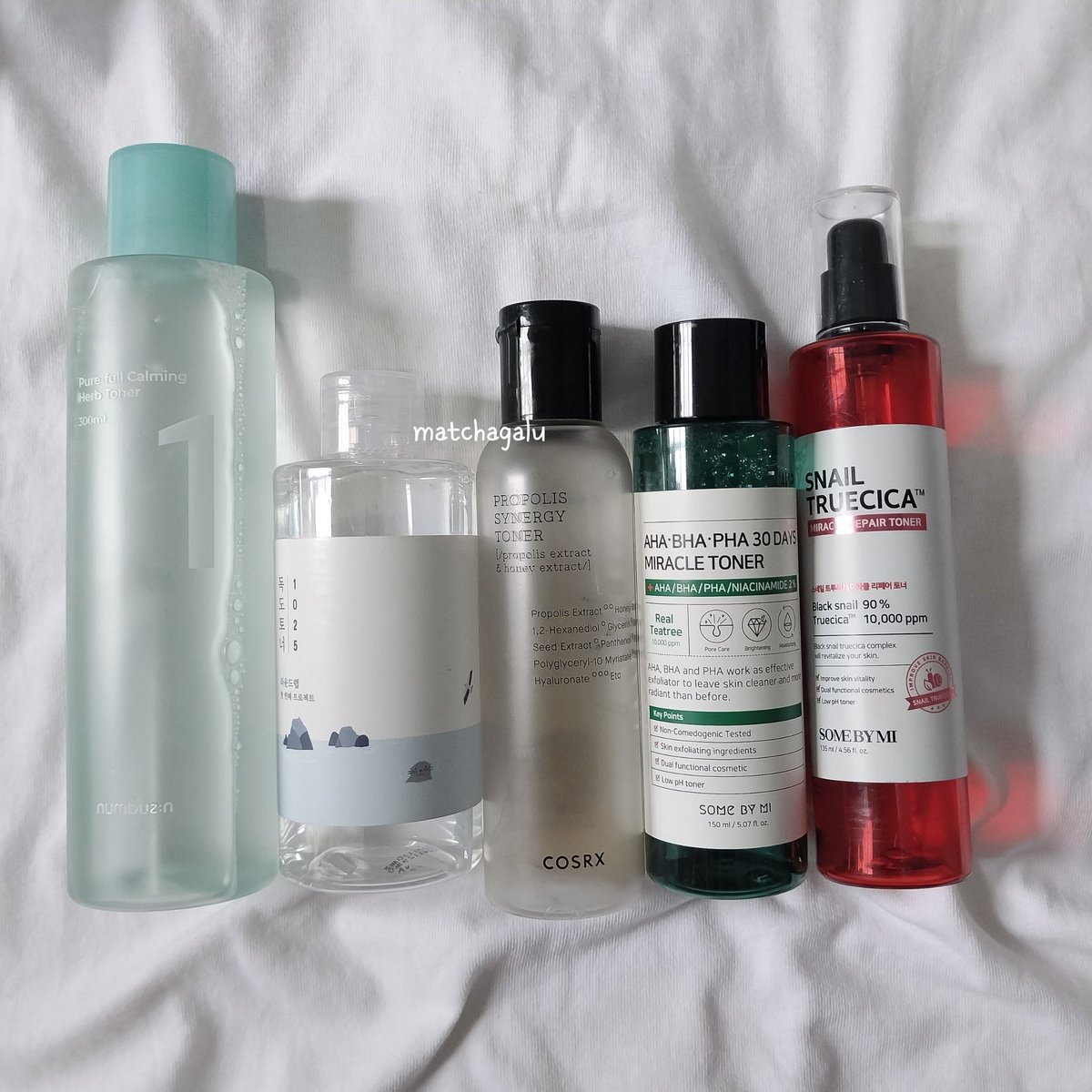 matchagalu_'s tweet photo. rating + mini review korean toner products ✨️ https://t.co/Yq1fBNA8wG