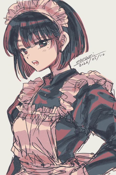 雑らくがき #メイドの日
