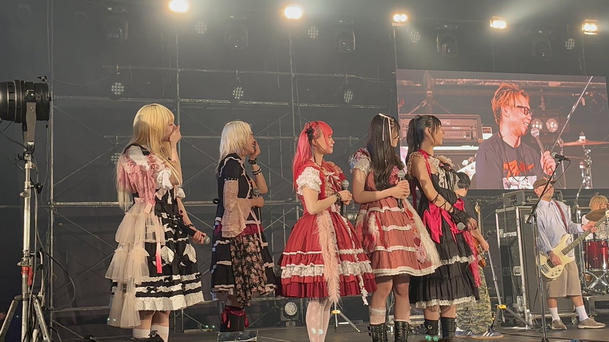 ヒダカさんの話をちゃんと聞くまいんずちゃん達！ つ輝さんが先導して