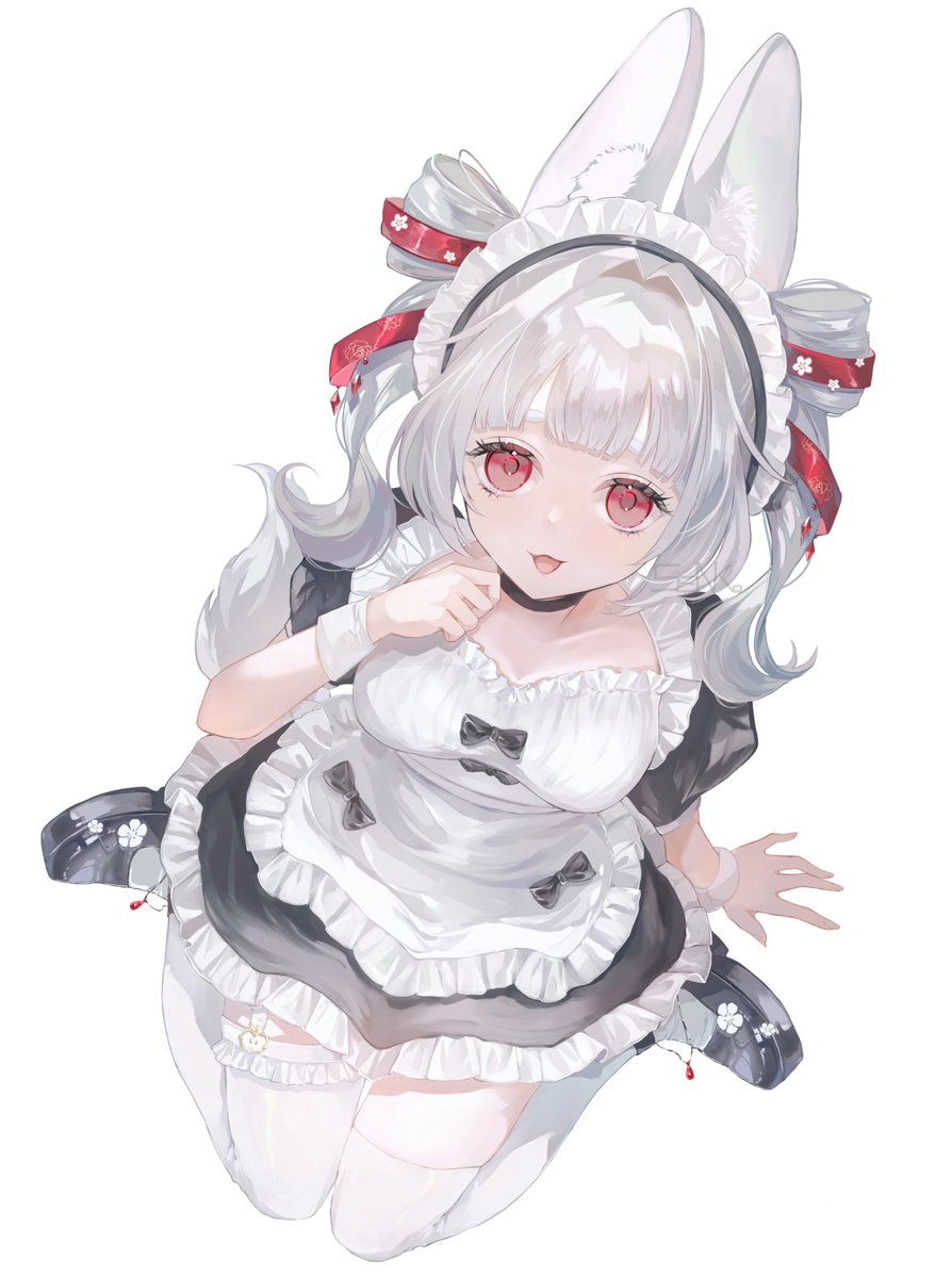 IM_t3's tweet photo. メイドの日なので、ご依頼で描かせて頂いた雪白狐さんを🫶とーっても可愛くて声まで素敵です🥰是非IRIAMで探してみてください✨ https://t.co/OcXQDyD9Qd