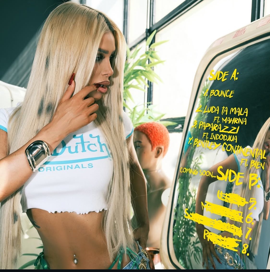 iskrenikomentar's tweet photo. Posto Aya Nakamura danas slavi rodjendan, Ivana Boom Nikolić objavila je novi album cover 2000s jer ju je na prethodnom pojela https://t.co/joF1SEJO3E
