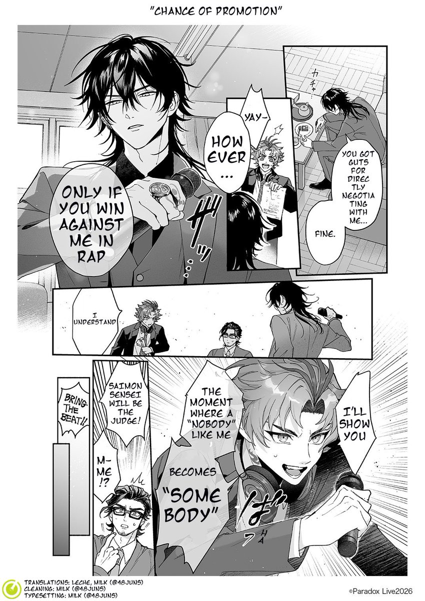 paradoxlive_EN's tweet photo. 🔖: Paradox Love School Manga
Chapter 14 「Chance of Promotion」

Featuring: Allen, Haruomi, Naoakira

Chapter 15 will be released June 10th! https://t.co/ep2ykY99Lq