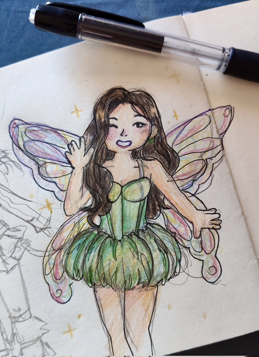 Isartmazing's tweet photo. Fairy Seulgi in my sketchbook 🦋

#Seulgi https://t.co/taHCr8GEQC