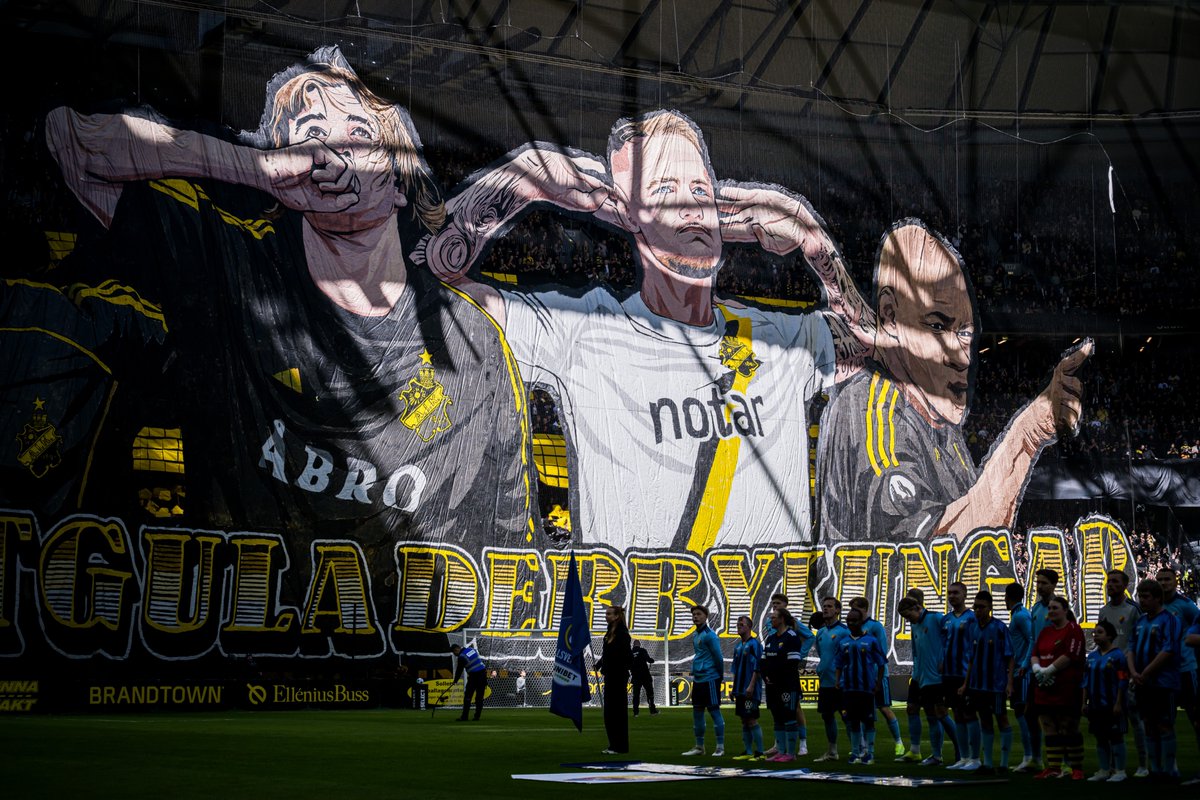 FotbollSthlm's tweet photo. AIK-tifo. https://t.co/1AIxrf0fX4