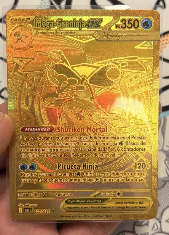 alxjd95's tweet photo. Vendo: 
• Mega greninja ex dorado
• Mega Floette ex arte alternativo

Cualquier cosita priv porfi, las vendo por qué no soy coleccionista y me viene bien el dinero para otros fines :) https://t.co/oKeI95jG4O