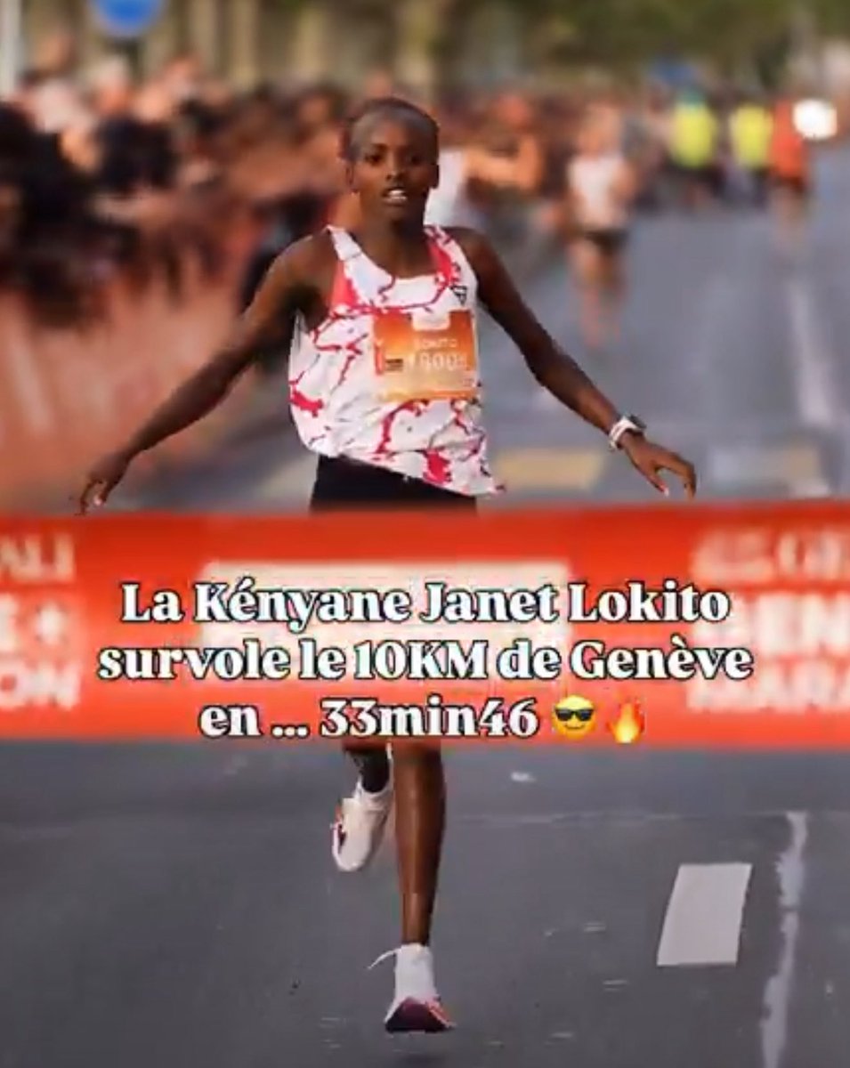 Billionair1w's tweet photo. Kenya's Janet Lokito won the 10km race in a record time of 33 minutes at the Geneva Marathon.

Congratulations Janet Lokito for the exemplary performance and making Kenya proud. https://t.co/4KuTzbrZc0