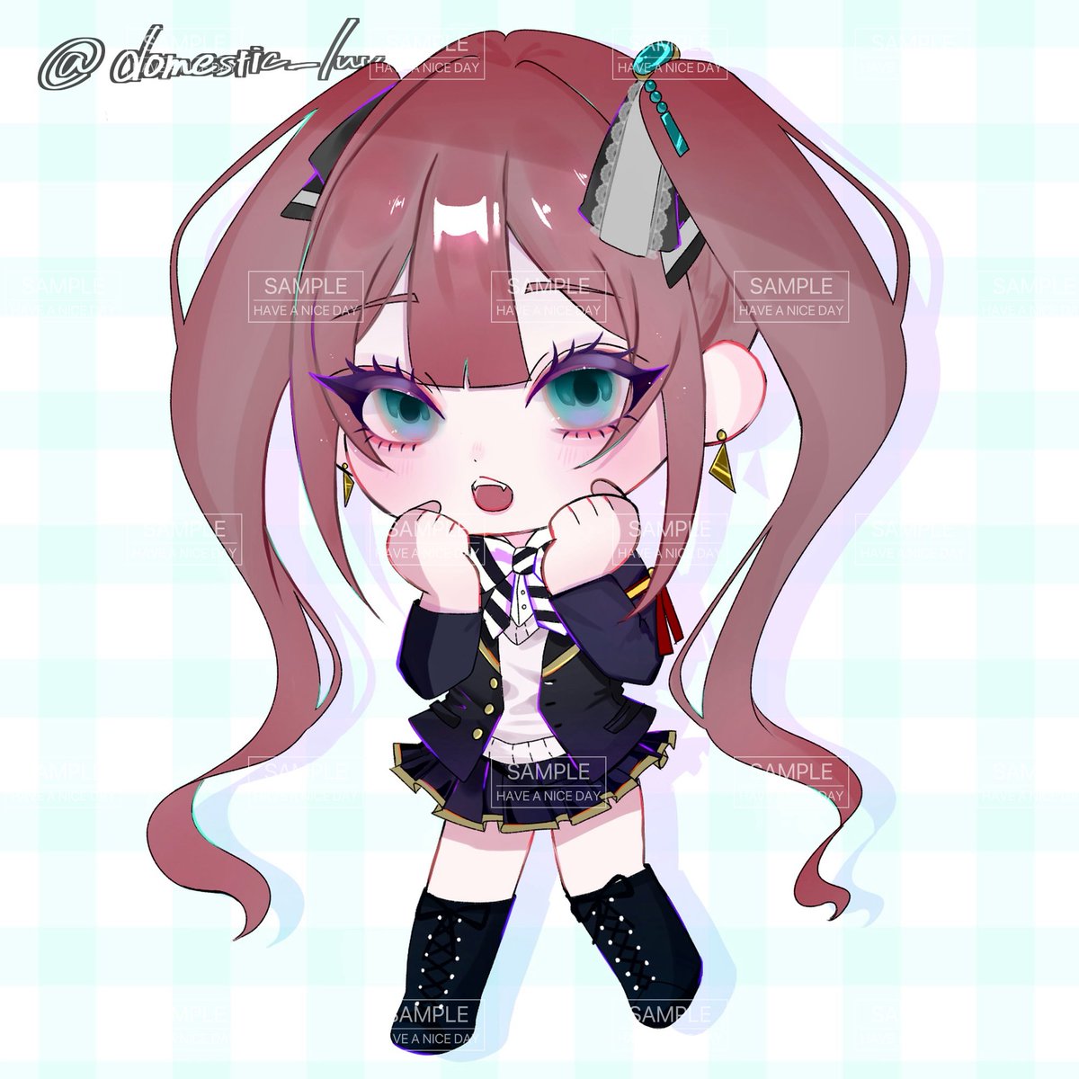 domestic_luv's tweet photo. SD企画で描かせていただいたものです⸝⸝  ⭑
参加ありがとうございました˖ ࣪⊹ https://t.co/JVi9gFuJV3
