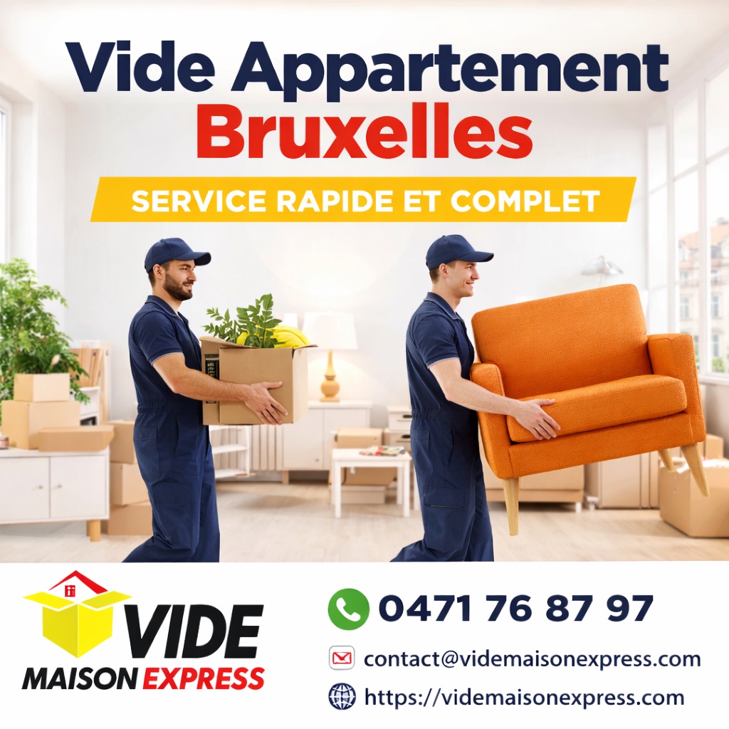 ExpressVide's tweet photo. 🏡✨ Vide appartement Bruxelles avec Vide Maison Express – La solution rapide et efficace pour libérer votre espace

Téléphone : 0471 76 87 97

Email : contact@videmaisonexpress.com

Site : https://t.co/xgcn1hEOvs

#VideAppartementBruxelles #VideMaisonExpress https://t.co/j9RJCxbrvc