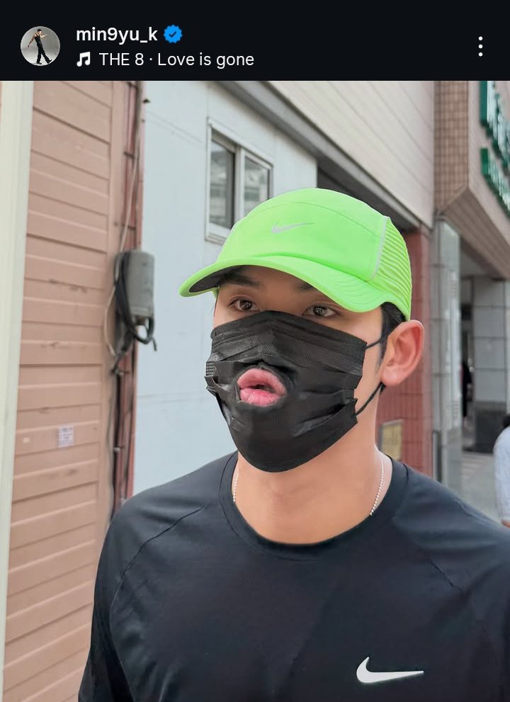 - wearing gyuhao colors
- used minghao's love is gone as bgm 

MINGYU IS TRULY THE CAPTAIN OF THE SHIP 😭🖤💚