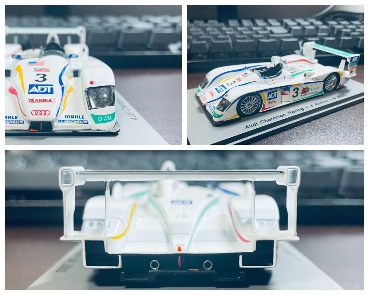 スパークモデル 1/43 スケール Audi Champion racing Audi R8 #3 LM