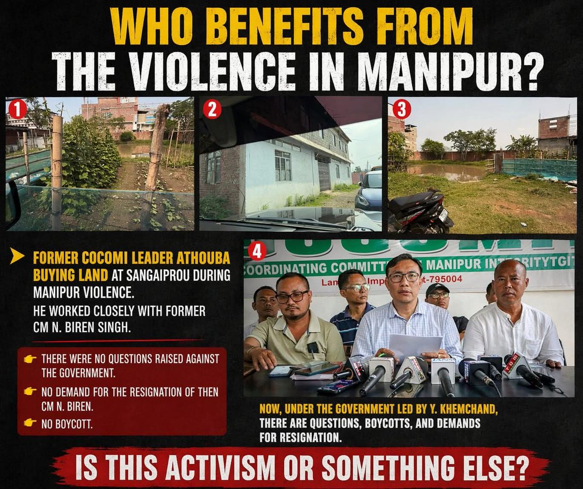<a href="/Paari_Athouba/">Khuraijam Athouba</a> Mr. Liar <a href="/Paari_Athouba/">Khuraijam Athouba</a>  says Cocomi declared war on Chin kuki Narco Terrorists, so he should answer the question. As a result of their War declaration on kukis, 100s of unprepared, defenceless kukis were murdered, women Paraded Naked, Raped, Gang raped, looted and hunted and