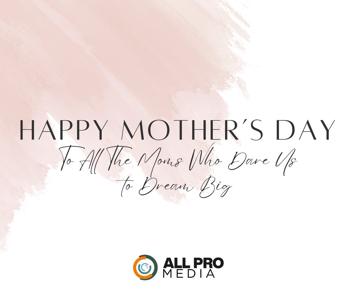allpromedia's tweet photo. Today, we celebrate the mothers who inspire us, support us, and make every community stronger. Happy Mother’s Day from all of us at All Pro Media!

#MothersDay #BurlingtonNC #LynchburgVA #AllProMedia #marketing https://t.co/Z9hEhpIxyt