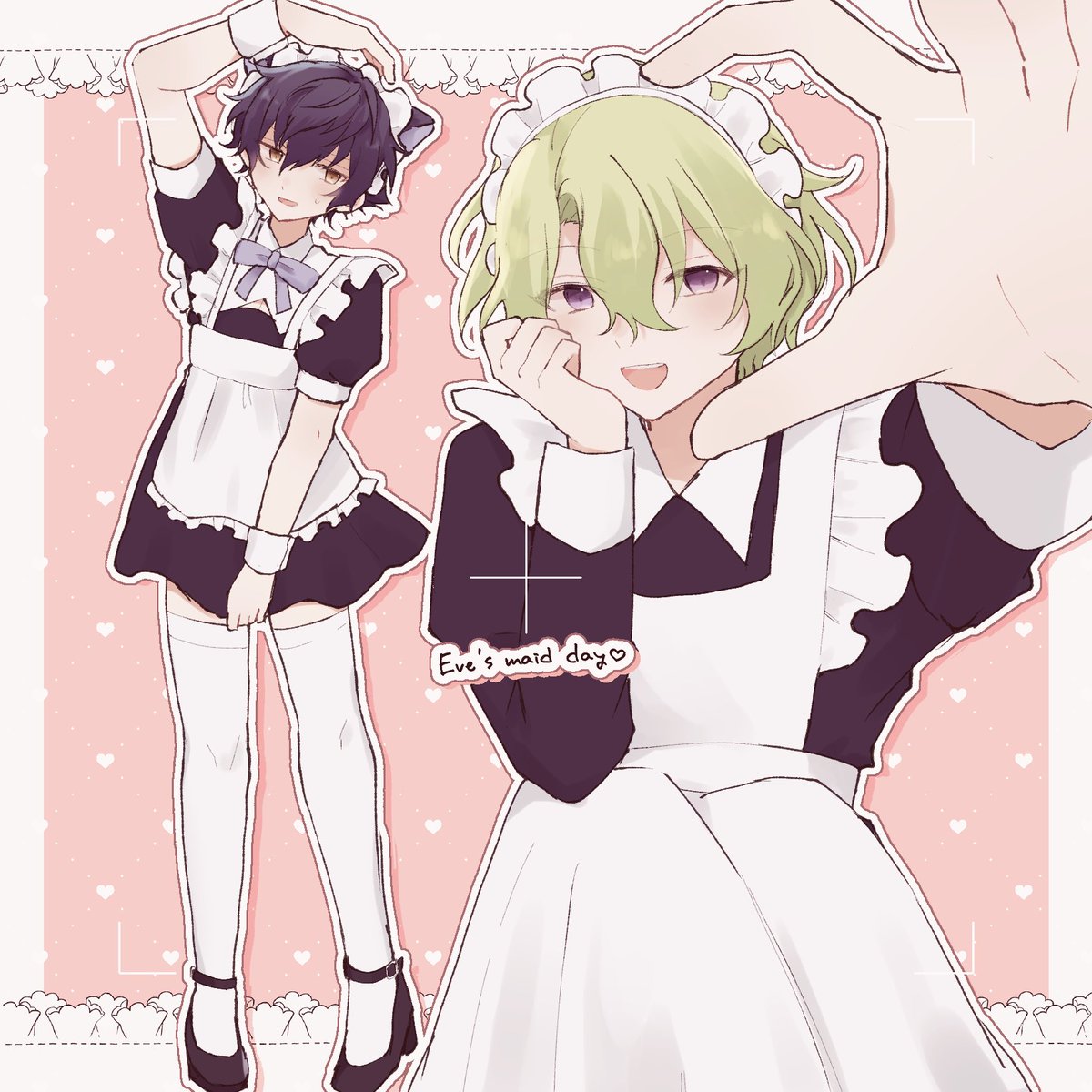 mitmitz0's tweet photo. ⚠️女装
メイドの日♡ジュンひよ https://t.co/IVnX7jdE4Q