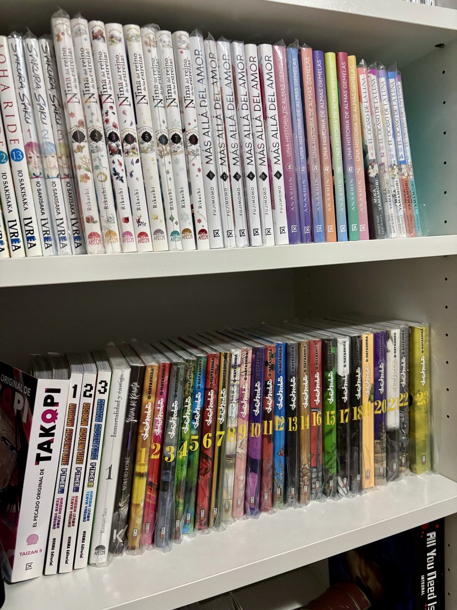 IvanNoct's tweet photo. Hoy tocaba enseñar mi colección de mangas 📚 https://t.co/eJkamqEAyE