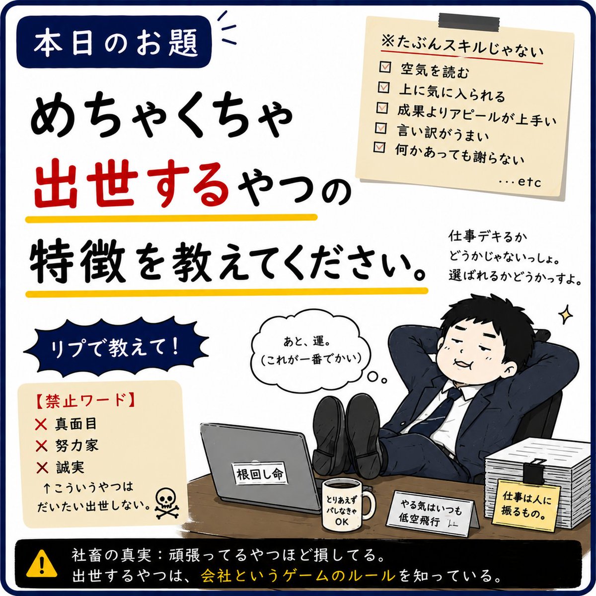 退勤後の一言 tweet media