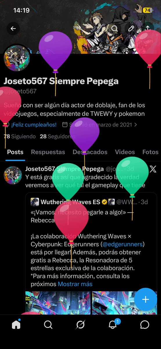 joseto567's tweet photo. Globitooooooos y regalitos adoro las figurillas de monsdat y la chica sí que es verdad que no la conozco porque ese final fantasy no lo jugué pero el moguri es la cosa más linda del mundo!!! 🎊🎊🎊🎊🎊 https://t.co/3DSdi4xTan