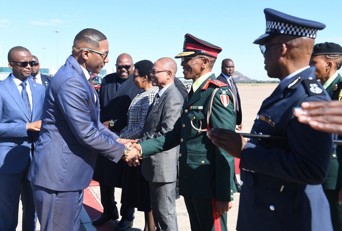 BWPresidency's tweet photo. President @duma_boko has departed for Kenya to attend the France-Africa Summit, where he joins fellow Heads of State and Government for high-level engagements focused on innovation, development &amp; strategic cooperation. #BWPresidency 🇧🇼 https://t.co/szNL8w7WIs