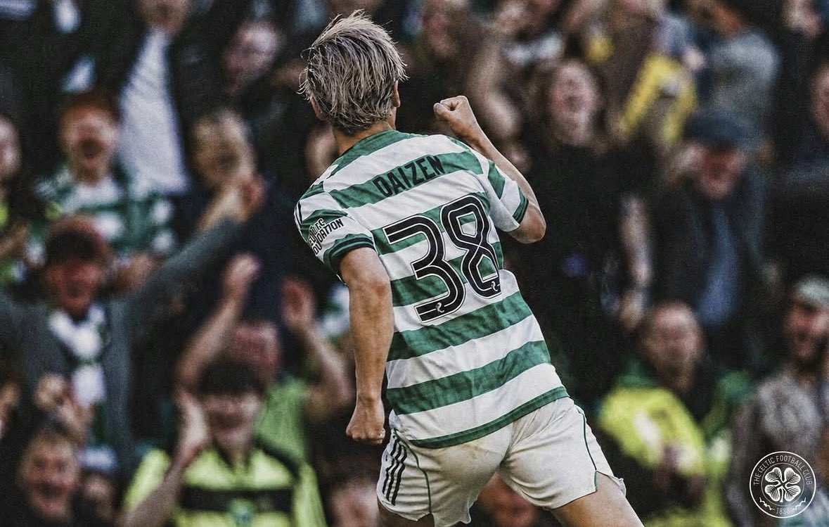 JapaneseFbl's tweet photo. 🏴󠁧󠁢󠁳󠁣󠁴󠁿⚡ Daizen Maeda with a quickfire double against Rangers!

Two goals in three minutes, Celtic lead 3-1. That’s SIX goals in his last 4 matches, excellent from to end the season. https://t.co/6I9iPI6IWe