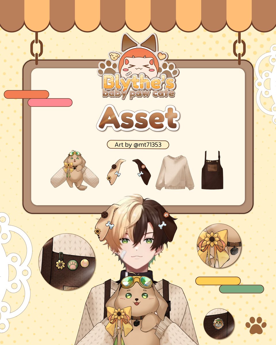 BiskyProject's tweet photo. ⋆｡˚ ᴀꜱꜱᴇᴛ ꜰᴏʀ ʙʙ 🐶🍪🐾 ˚ ⋆

มาเจอกันวันที่ 16 นี้ แยกให้ออกนะคะคุณลูกค้า ตุวหนายผู้ช่วยอาม่า ตุวหนายน้องม๋าในร้าน ห้ามอุ้มผิดตุวนะ โน้โน ~

🔗 https://t.co/R20YHXj7q6
:: อนุญาตให้ใช้เฉพาะ Biscuit Blythe เท่านั้น ! ::

Art by 
@mt71353
 
______

#อาม่าขออุ้ง #BlytheArt https://t.co/0vuHRDZoIs