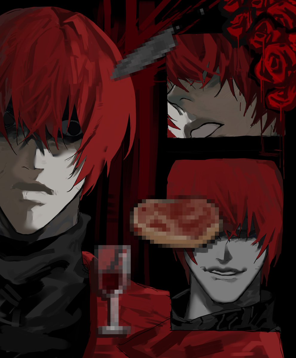 rererennr_i's tweet photo. 🔪🍷🥩 https://t.co/vfhLRHqqyK