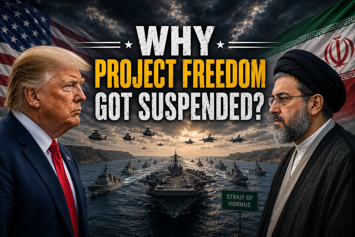 DecodePolicy's tweet photo. 🧵 Why was “Project Freedom” suspended almost immediately?
Here’s what reportedly happened 👇
#trump #IranWar‌ #freedom https://t.co/ym0lE7ruTm