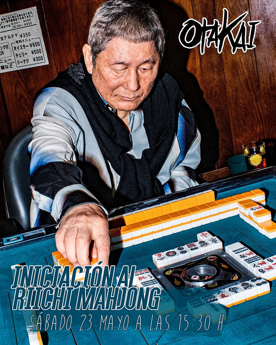OtaKaiZgZ's tweet photo. 🀄️✨ INICIACIÓN AL RIICHI MAHJONG

¿Te gustaría aprender a jugar al mahjong japonés? 👀
En esta actividad aprenderás las bases del Riichi Mahjong y cómo empezar a jugar 🀄️

📅 Sábado 23 de mayo · 15:30 h

👥 Máximo 6 participantes
📝 Inscripción presencial durante el evento https://t.co/yo7fa77Dbn