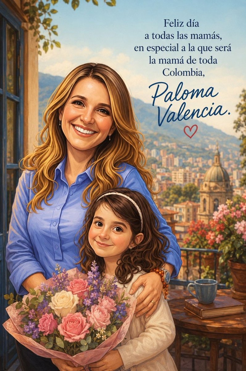 Rincon001A's tweet photo. Feliz día a todas las Madres de Colombia 

Paloma Valencia Presidente ! https://t.co/wztBpvC4wm